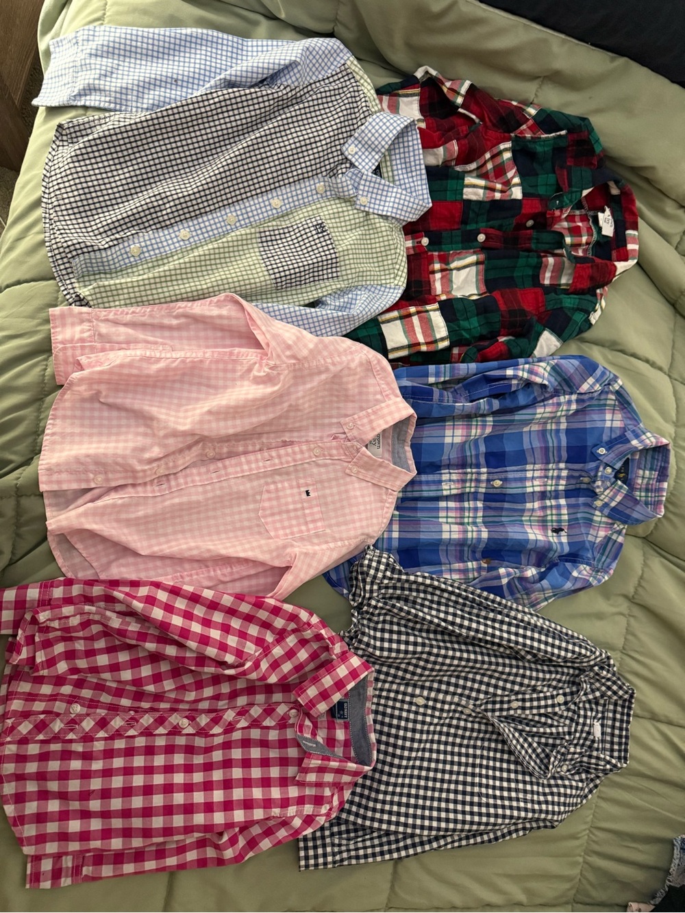 Tommy Hilfiger Pink Gingham Men's Button-Down Shirt